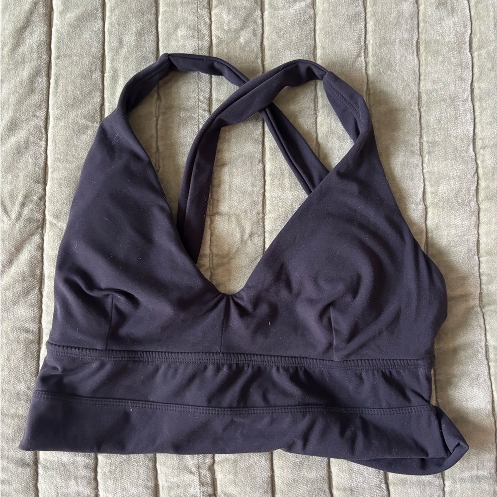BuffBunny Black Racerback Sports Bra